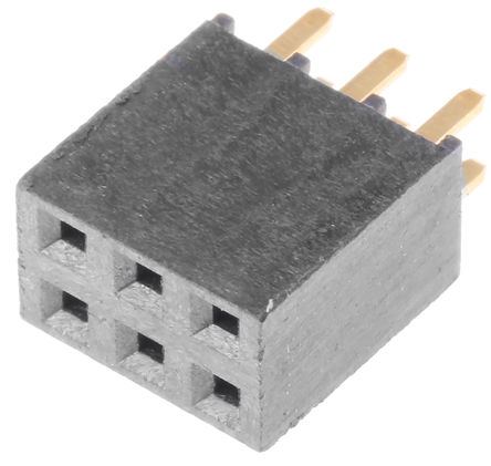 Samtec - SSW-103-01-G-D - Samtec SSW ϵ 2 6· ֱ 2.54mmھ ͨ ӡˢ· SSW-103-01-G-D, Ӷ˽, ԰		