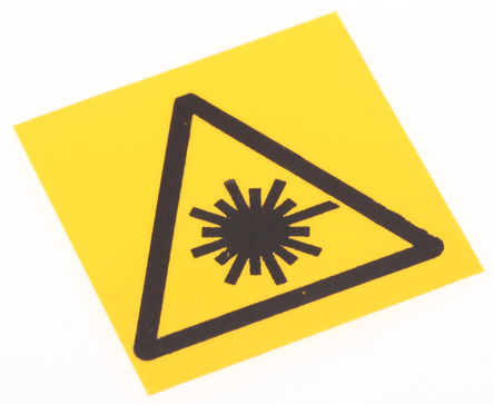 Signs & Labels - Y736577 - Signs & Labels Y736577 500件装 自黏 乙烯基 危险警告标志, 25 x 25mm		