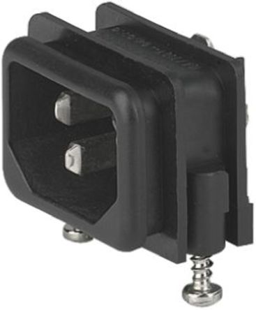 Schurter - GSF1.0002.31 - Schurter 尲װ C14 ֱ IEC ͷ GSF1.0002.31, ݶš˽, 10A, 250 V 		