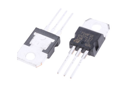 STMicroelectronics - STP14NF10 - STMicroelectronics STripFET ϵ Si N MOSFET STP14NF10, 15 A, Vds=100 V, 3 TO-220װ		
